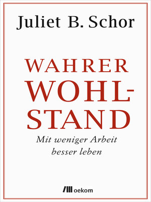 cover image of Wahrer Wohlstand